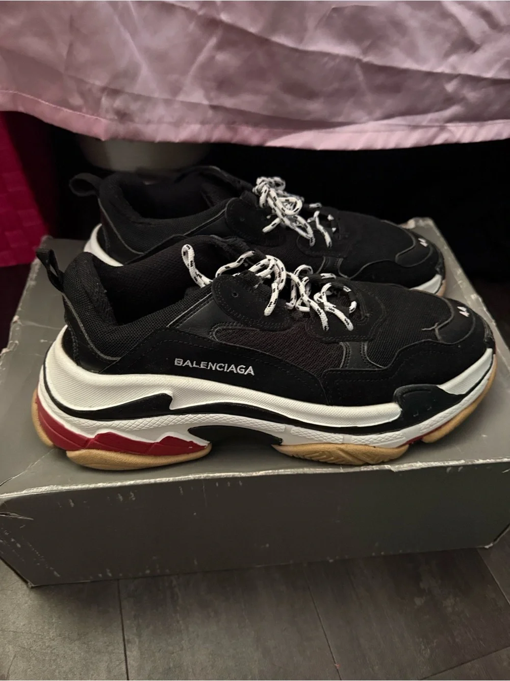 Tripe s size 44 worn fairly